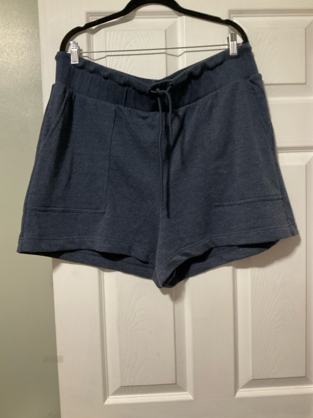 Lou & Grey Navy Drawstring Casual Athletic Shorts
